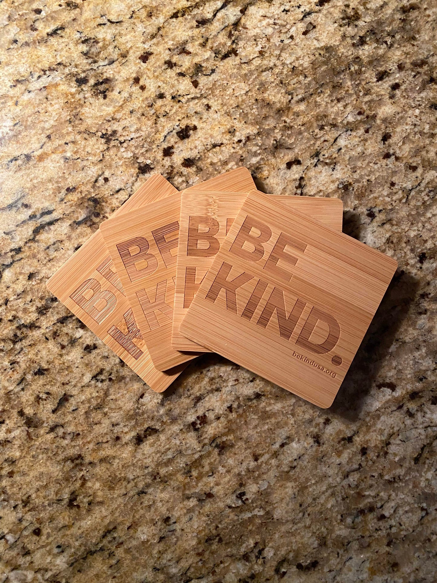 Bamboo Coasters ($6 donation)